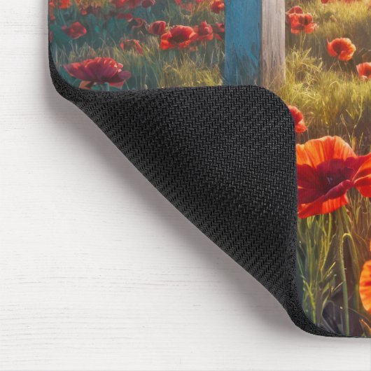 Adler auf dem Militärkreuz mit Pflücken Mousepad (Ecke)