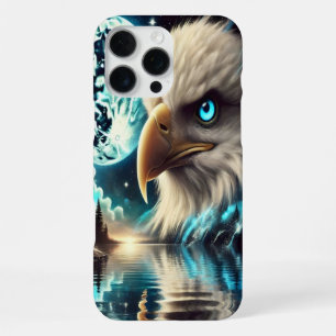 Adler auf dem Thron unter leuchtender sternenübers iPhone 16 Pro Max Hülle