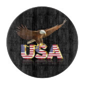Adler auf der Flagge Schneidebrett (Vorderseite)