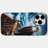 Adler auf einem Schiff in der Arktis Case-Mate iPhone Hülle (Rückseite (Horizontal))