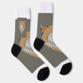 Adler auf Socken. Foto-Logodesign. Socken (Rechts)