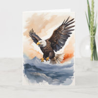 Adler aus Bald, der über dem Meeresgrund fliegt