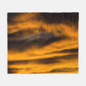 Adler-Ausbrennung Fleecedecke (Vorderseite (Horizontal))