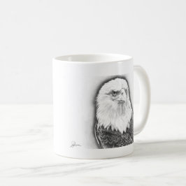 Adler Bald - Klassische Tasse, 325 ml Kaffeetasse