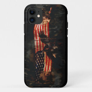 Adler, Bär, Wolf, amerikanische Flagge US Patrioti Case-Mate iPhone Hülle