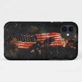 Adler, Bär, Wolf, amerikanische Flagge US Patrioti Case-Mate iPhone Hülle (Rückseite (Horizontal))