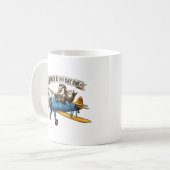 Adler beim Improvisieren Kaffeetasse (Vorderseite Links)