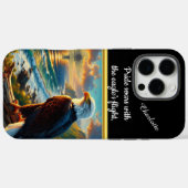 Adler beim ruhigen Sonnenaufgang der Küste Case-Mate iPhone Hülle (Rückseite (Horizontal))