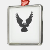 Adler Benfica Silbernes Ornament (Links)