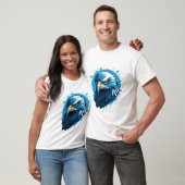 Adler Blau T-Shirt (Unisex)