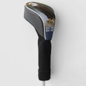Adler Bleib Wild Bleib Frei Golf Headcover (angewinkelt)