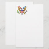 Adler Briefpapier (Vorne/Hinten)