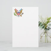 Adler Briefpapier (Stehend Vorderseite)