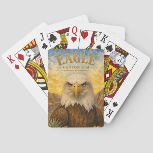 Adler-Canyon-Rand-Wildlife Spielkarten