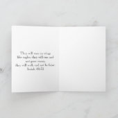 Adler Christlich ermutigen Kraft Hoffnung Karte (Innenseite)