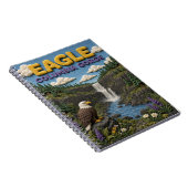 Adler Columbia Gorge Modern KlayKoo Notizblock (Rechte Seite)