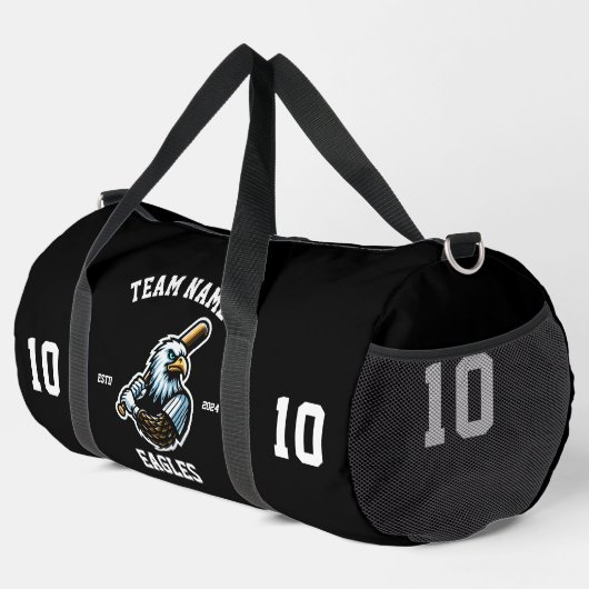 Adler "Customizable Baseball" Duffle Bag (Rechte Ecke)
