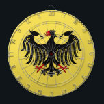 Adler Dartscheibe<br><div class="desc">Dieses Adlerdesign von Richard H. Fay schmilzt das moderne und das mittelalterliche. Es wurde sowohl von dem modernen bundesstaatlichen Adler als auch von verschiedenen mittelalterlichen Heraladlern inspiriert.</div>