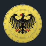 Adler Dartscheibe<br><div class="desc">Dieses Adlerdesign von Richard H. Fay schmilzt das moderne und das mittelalterliche. Es wurde sowohl von dem modernen bundesstaatlichen Adler als auch von verschiedenen mittelalterlichen Heraladlern inspiriert.</div>