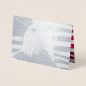 Adler der Amerikanischen Bald und die amerikanisch Folienkarte (Vorderseite)