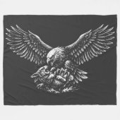 Adler der Asche von BurnsInHell Fleecedecke (Vorderseite (Horizontal))