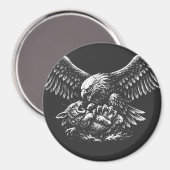 Adler der Asche von BurnsInHell Magnet (Vorderseite/Rückseite)
