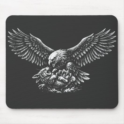 Adler der Asche von BurnsInHell Mousepad (Vorne)