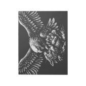 Adler der Asche von BurnsInHell Notizblock (Rotiert)