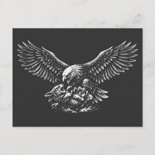 Adler der Asche von BurnsInHell Postkarte