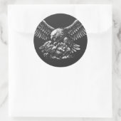 Adler der Asche von BurnsInHell Runder Aufkleber (Tasche)