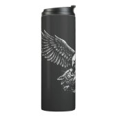 Adler der Asche von BurnsInHell Thermosbecher (Nach links gedreht)