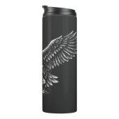 Adler der Asche von BurnsInHell Thermosbecher (Nach rechts gedreht)