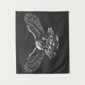 Adler der Asche von BurnsInHell Wandteppich (Vorderseite)