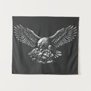 Adler der Asche von BurnsInHell Wandteppich