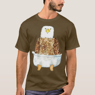 Adler der Balde, der Wasserfarbe nimmt T-Shirt