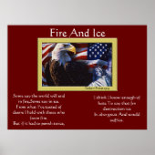 Adler der Feuerwehr und Eisschildkröte 4. Juli Pos Poster (Vorne)