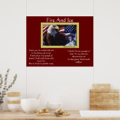 Adler der Feuerwehr und Eisschildkröte 4. Juli Pos Poster (Küche)