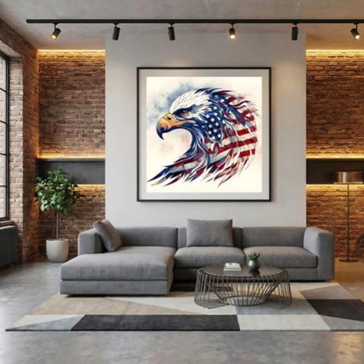 Adler der Freiheit Leinwanddruck