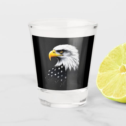 Adler der Freiheit Schnapsglas (Vorderseite)