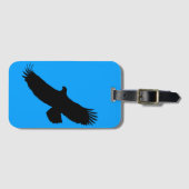 Adler, der Personalisiert auf Ihrem Gepäckanhänger (Vorderseite (Horizontal))