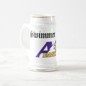 Adler, der Stein des Schwimmers Bierglas (Vorderseite Links)