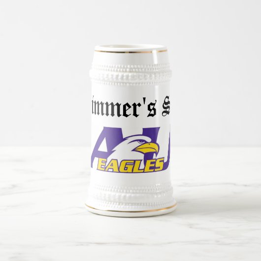 Adler, der Stein des Schwimmers Bierglas (Mittel)