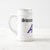Adler, der Stein des Schwimmers Bierglas (Links)