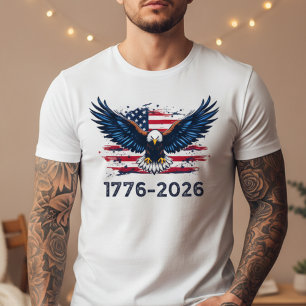 Adler der Unabhängigkeit Tee 1776-2026 Amerikani