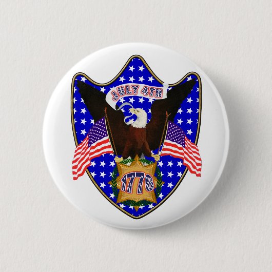 Adler des Unabhängigkeitstages Button (Vorderseite)