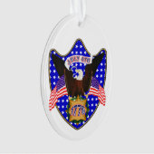 Adler des Unabhängigkeitstages Ornament (Vorderseite)