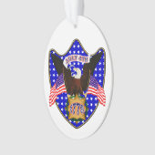 Adler des Unabhängigkeitstages Ornament (Vorderseite)