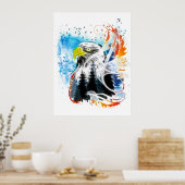 Adler-Design-Fraktalius Poster (Küche)