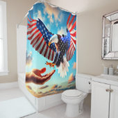 Adler Duschvorhang (Beispiel)