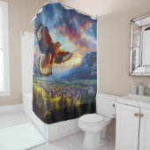 Adler Duschvorhang (Beispiel)